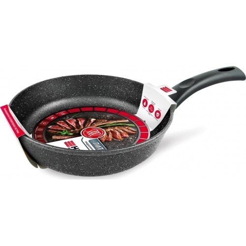 Сковорода НЕВА МЕТАЛЛ ПОСУДА L18122i 22 см (черный) 