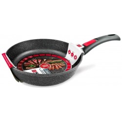 Сковорода НЕВА МЕТАЛЛ ПОСУДА L18022i съемная ручка 22 см (черный)