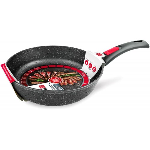 Сковорода НЕВА МЕТАЛЛ ПОСУДА L18022i съемная ручка 22 см (черный) 9