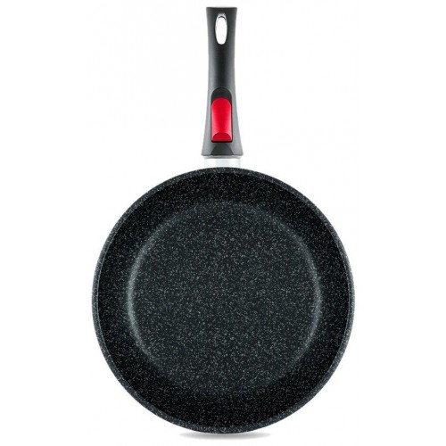 Сковорода НЕВА МЕТАЛЛ ПОСУДА L18022i съемная ручка 22 см (черный) 11