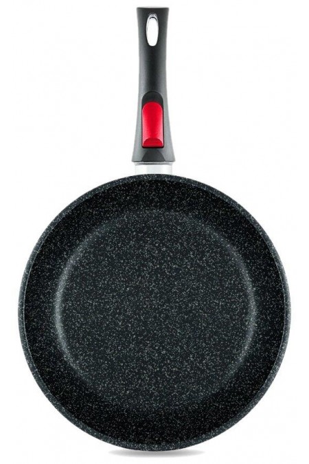 Сковорода НЕВА МЕТАЛЛ ПОСУДА L18028i съемная ручка 28 см (черный) 1