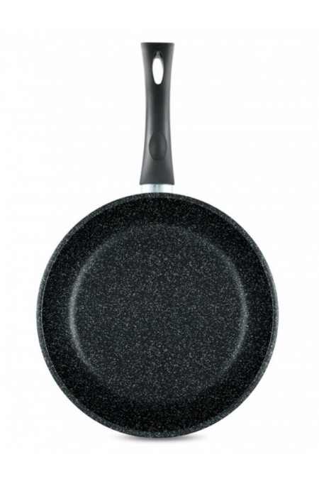 Сковорода НЕВА МЕТАЛЛ ПОСУДА &quot Каменная&quot 18122 22 см (черный гранит) 1