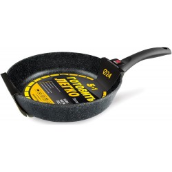 Сковорода НЕВА МЕТАЛЛ ПОСУДА 24 " Готовить легко" GL2124 24 см (серый)