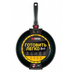 Сковорода НЕВА МЕТАЛЛ ПОСУДА " Готовить легко" GL2126 26 см (серый)
