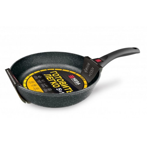 Сковорода НЕВА МЕТАЛЛ ПОСУДА " Готовить легко" GL2126 26 см (серый) 3