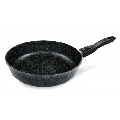 Сковорода НЕВА МЕТАЛЛ ПОСУДА " Готовить легко" GL2028 съемная ручка 28 см (серый) 7