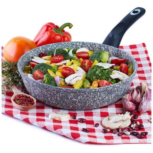 Сковорода Традиция ТМ2261 26 см (мрамор) 12