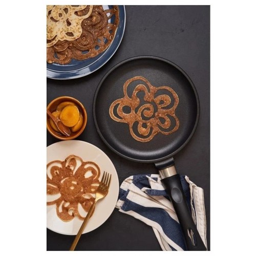 Сковорода блинная НЕВА МЕТАЛЛ ПОСУДА L186224i 24 см (черный) 3