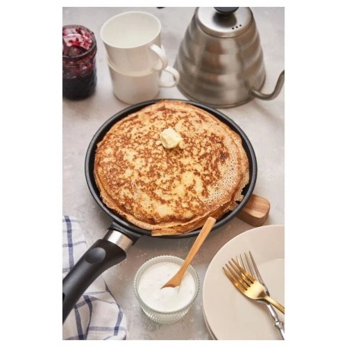 Сковорода блинная НЕВА МЕТАЛЛ ПОСУДА L186224i 24 см (черный) 4