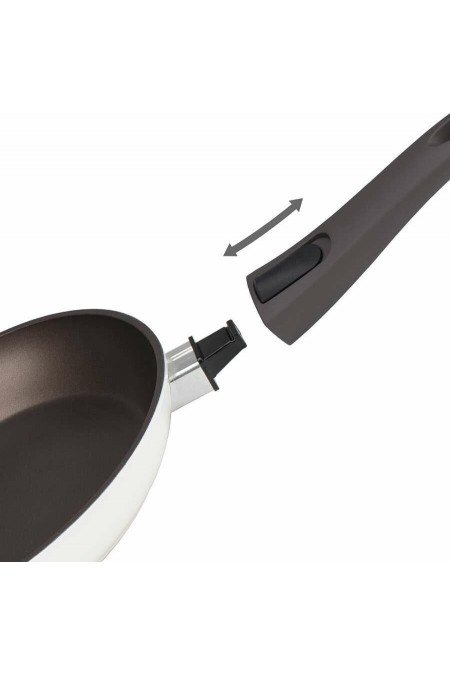 Сковорода Taller Hygge TR-44104 съемная ручка 22 см (бежевый) 6