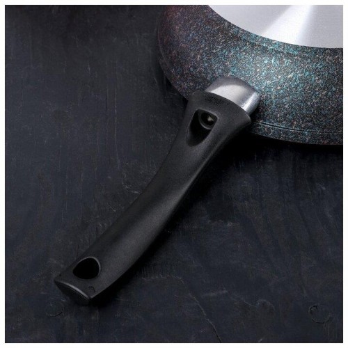 Сковорода Kukmara Granit Ultra сгг240а не съемная ручка 24 см (синий) 9