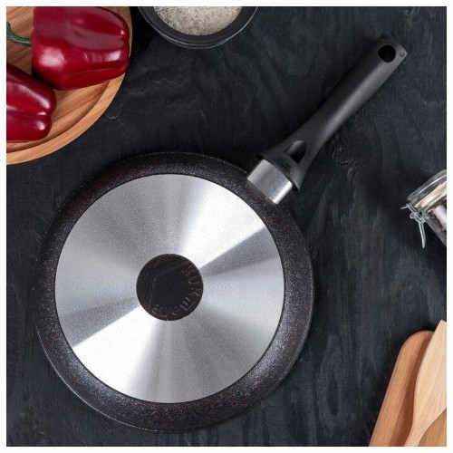 Сковорода Kukmara Granit Ultra сгг240а не съемная ручка 24 см (синий) 5