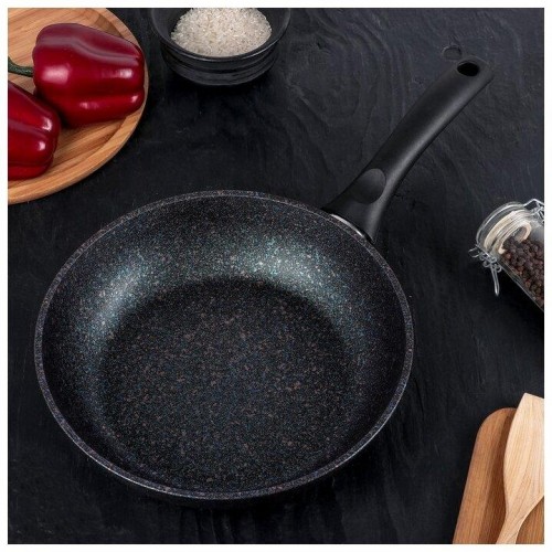 Сковорода Kukmara Granit Ultra сгг240а не съемная ручка 24 см (синий) 8