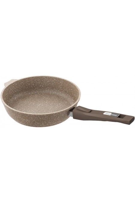 Сковорода Мечта Гранит brown 020806 съемная ручка 20 см (коричневый) 