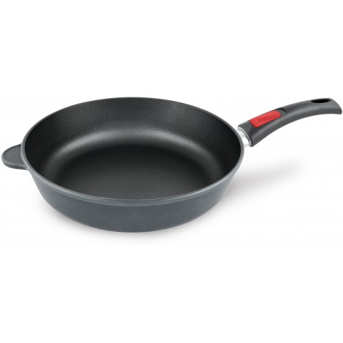 Сковорода НЕВА МЕТАЛЛ ПОСУДА Традиционная 6028 съемная ручка 28 см (черный) 