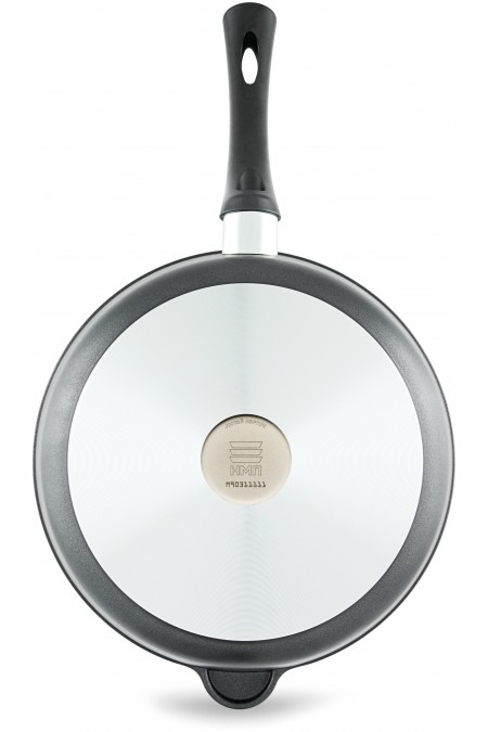 Сковорода НЕВА МЕТАЛЛ ПОСУДА Традиционная 6028 съемная ручка 28 см (черный) 2