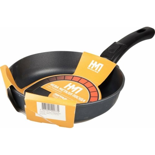 Сковорода НЕВА МЕТАЛЛ ПОСУДА Традиционная 6028 съемная ручка 28 см (черный) 9