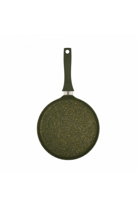 Сковорода блинная Kukmara Trendy style сб220tsml не съемная ручка 22 см (малахитовый) 4