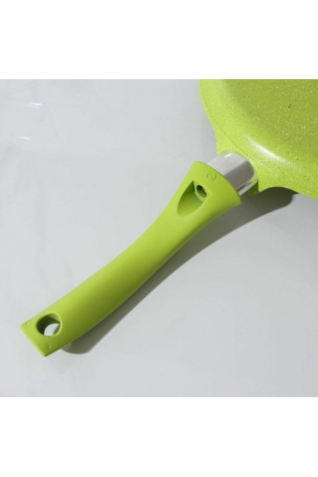 Сковорода блинная Kukmara Trendy style сб240tsl не съемная ручка 24 см (лимонный) 8