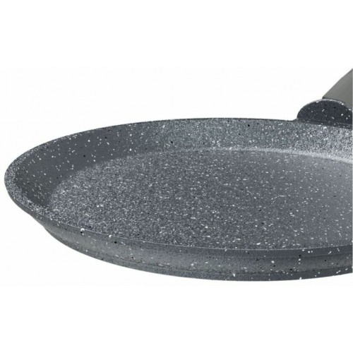 Сковорода блинная Мечта Гранит 10701 не съемная ручка 20 см (серый гранит) 4
