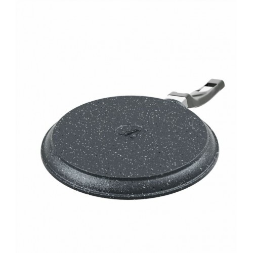Сковорода блинная Мечта Гранит 10701 не съемная ручка 20 см (серый гранит) 5