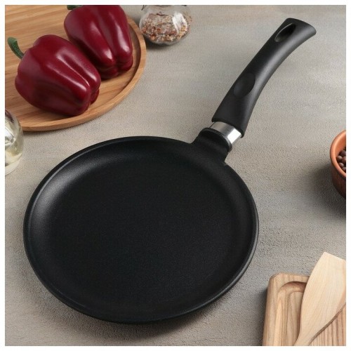 Сковорода блинная НЕВА МЕТАЛЛ ПОСУДА Ферра индукция 59222 22 см (черный) 9