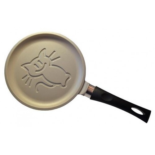 Сковорода блинная НЕВА МЕТАЛЛ ПОСУДА Жемчужина Кот 6222ктР 22 см (коричневый) 1