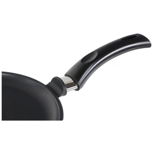 Сковорода блинная НЕВА МЕТАЛЛ ПОСУДА Литая 6224 24 см (черный) 4