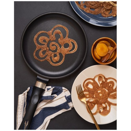 Сковорода блинная НЕВА МЕТАЛЛ ПОСУДА Титан 9224 24 см (черный) 4