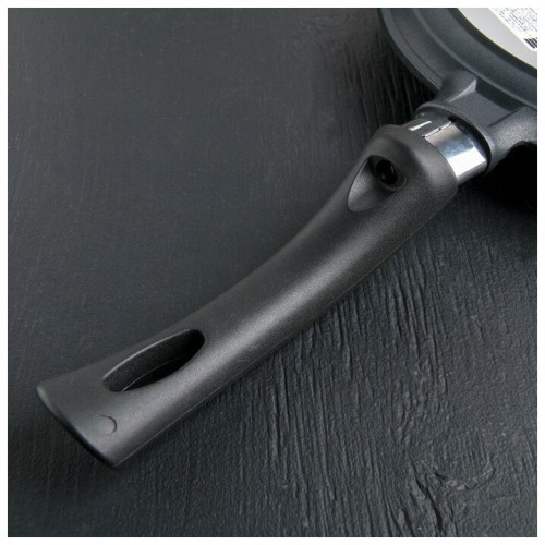 Сковорода блинная НЕВА МЕТАЛЛ ПОСУДА Титан 9224 24 см (черный) 7