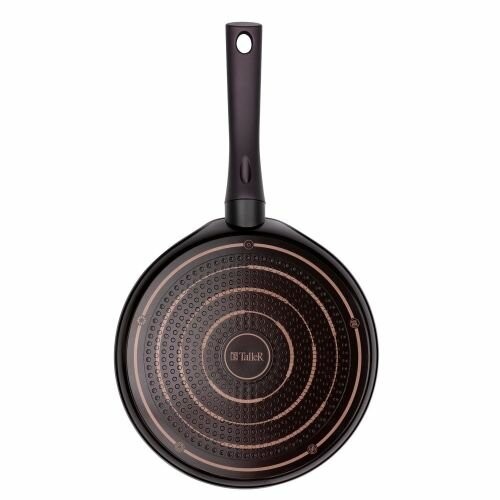 Сковорода блинная Taller Аспайр TR-44103 не съемная ручка 24 см (баклажан) 2