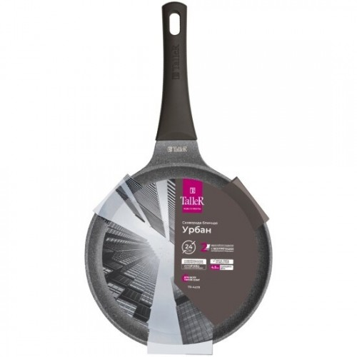 Сковорода блинная Taller TR-44115 24 см (черный) 1