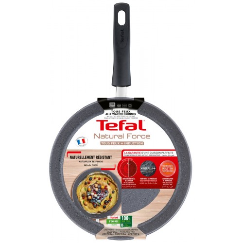 Сковорода блинная Tefal Natural Force G2663872 25 см (серый) 8