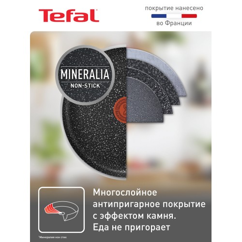 Сковорода блинная Tefal Rock 04235525 25 см (черный) 2