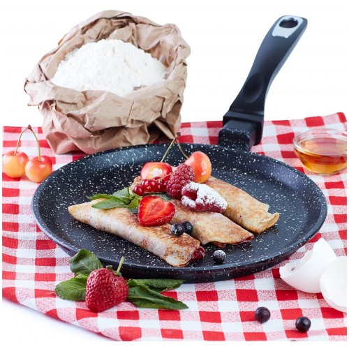 Сковорода блинная Традиция Гранит ТГ6241 24 см (черный) 1