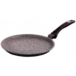 Сковорода блинная Традиция Мрамор ТМ6241 24 см (черный)