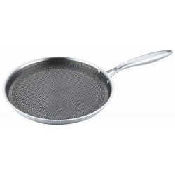 Сковорода блинная Zeidan Diamond Z-90230 24 см (серебристый)