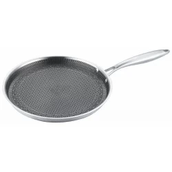 Сковорода блинная Zeidan Diamond Z-90230 24 см (серебристый)