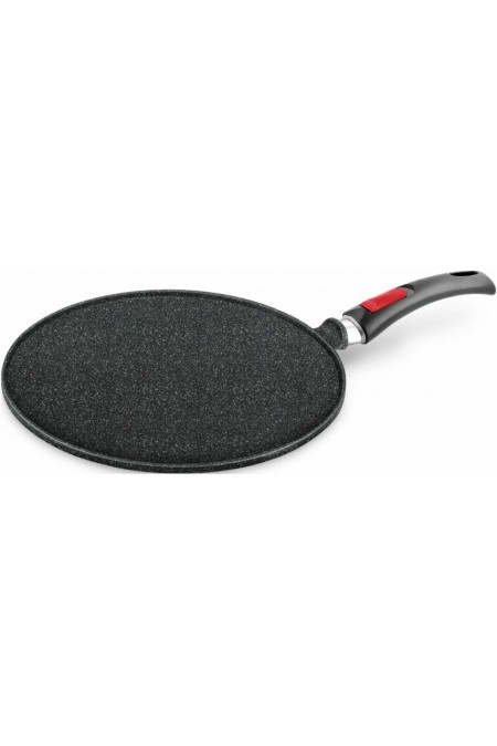 Сковорода для пиццы НЕВА МЕТАЛЛ ПОСУДА 6432 Granite съемная ручка 32 см (черный) 1