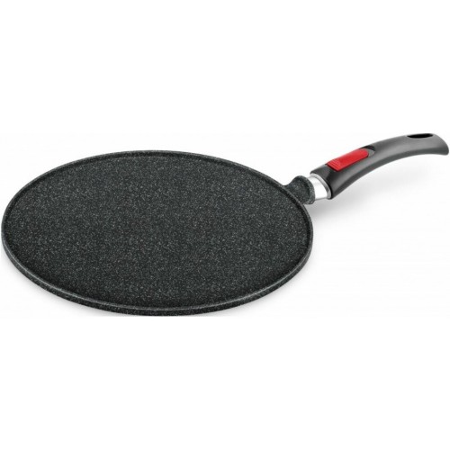 Сковорода для пиццы НЕВА МЕТАЛЛ ПОСУДА 6432 Granite съемная ручка 32 см (черный) 1