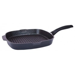 Сковорода-гриль Kukmara Granit Ultra сгкгг280а съемная ручка 28 см (синий)