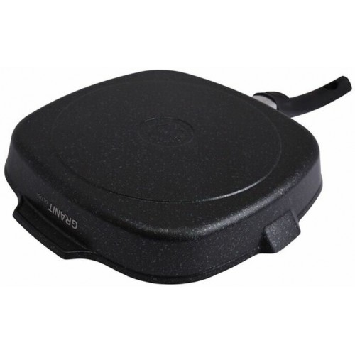 Сковорода-гриль Kukmara Granit Ultra сгкгг280а съемная ручка 28 см (синий) 7