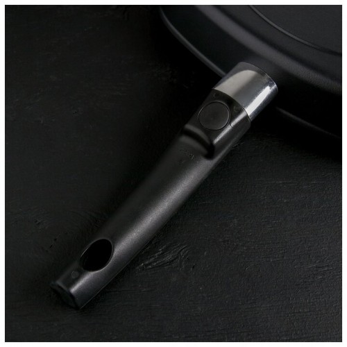 Сковорода-гриль Kukmara Granit ultra сгкго282а съемная ручка 28х28 см (черный) 5