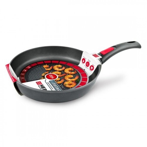 Сковорода-гриль НЕВА МЕТАЛЛ ПОСУДА 4424 Оригинальная 24 см (черный) 2