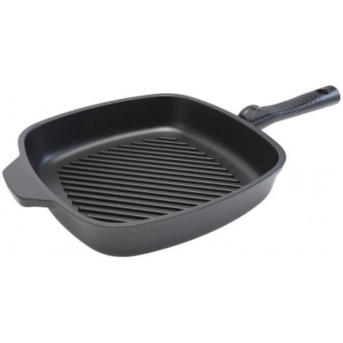 Сковорода-гриль НЕВА МЕТАЛЛ ПОСУДА Ферра Индукция 59428G 28 см (черный) 6