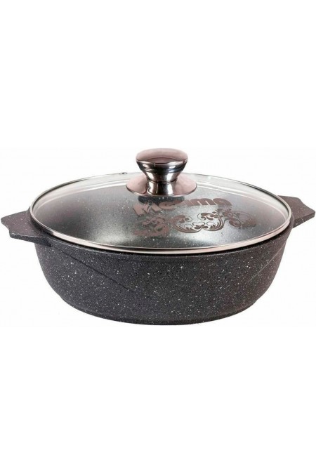 Сковорода-жаровня Мечта Гранит Black 34802 4 л (серый) 