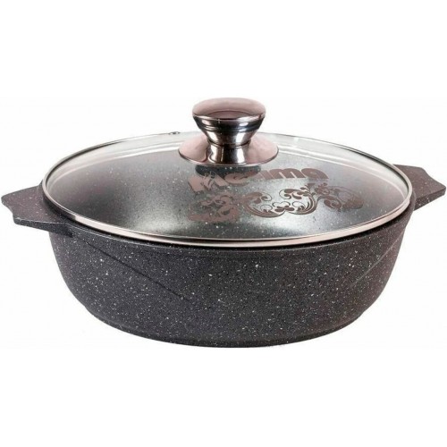 Сковорода-жаровня Мечта Гранит Black 34802 4 л (серый) 