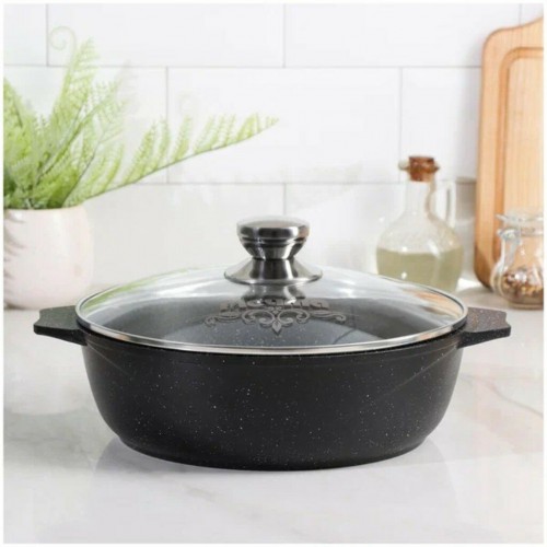 Сковорода-жаровня Мечта Гранит Black Induction Pro 34802И 4 л (черный) 6