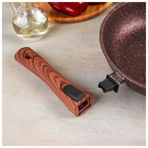 Сковорода Kukmara Granit ultra Induction сгаи242а съемная ручка 24 см (красный) 6