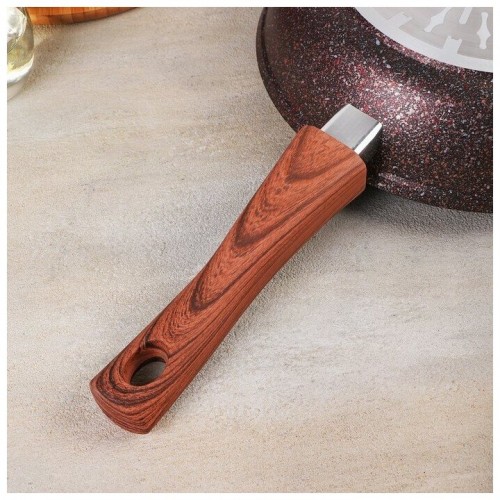 Сковорода Kukmara Granit ultra Induction сгаи242а съемная ручка 24 см (красный) 7